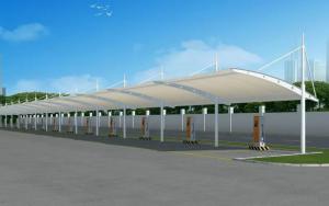 石林膜结构停车棚